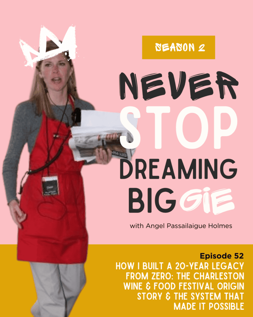 women entrepreneur legacy building podcast episode 52 Never Stop Dreaming Biggie