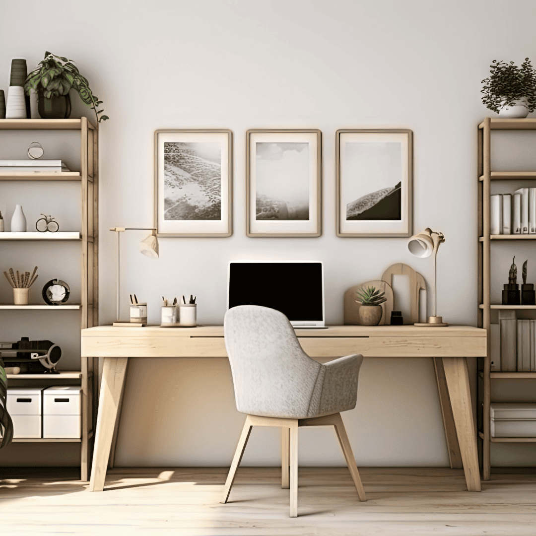 Organized home office inspiration for Charleston homeowners